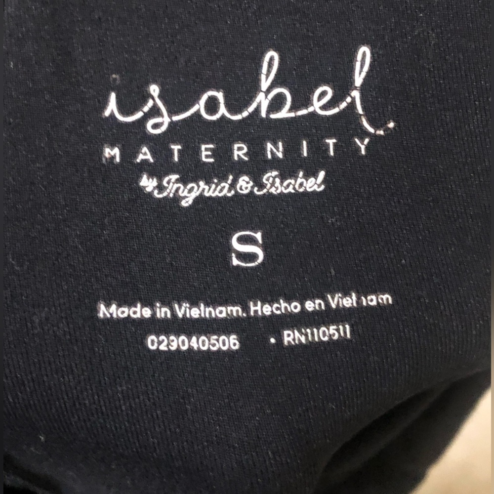 2/$30 NWT Isabel Maternity Black Long Sleeve Dress Sz L - Picture 10 of 11